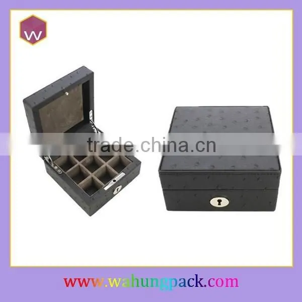 Leather Watch and Cufflink Box Leather photo-3