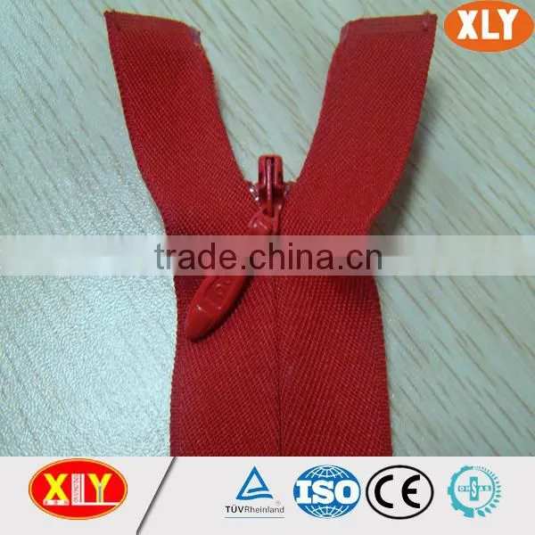 China XLY Zipper #8 Close End Polyester Tape Invisible Zipper photo-3