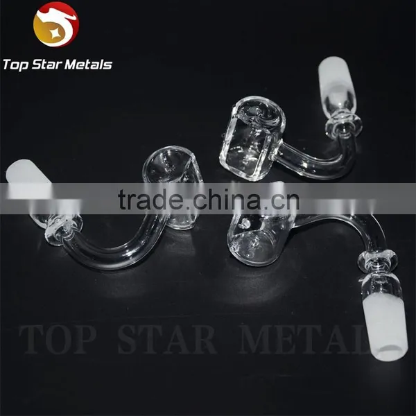Domeless Dozer Quartz Nail Quartz Trough Domeless Nail Male and Female 10mm & 14mm or 18mm photo-2