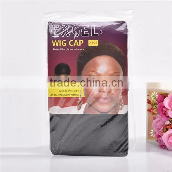 Real Hair Wigs Stocking Cap Weaving Mesh Net Fishnet Elastic Liner Black photo-6