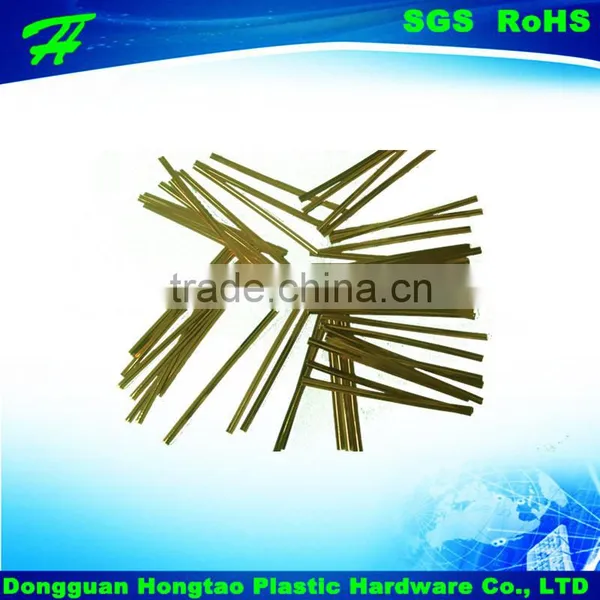 Silver Pre-cut Plastic Decorative Twist Tie for Gift/bags Packing photo-3