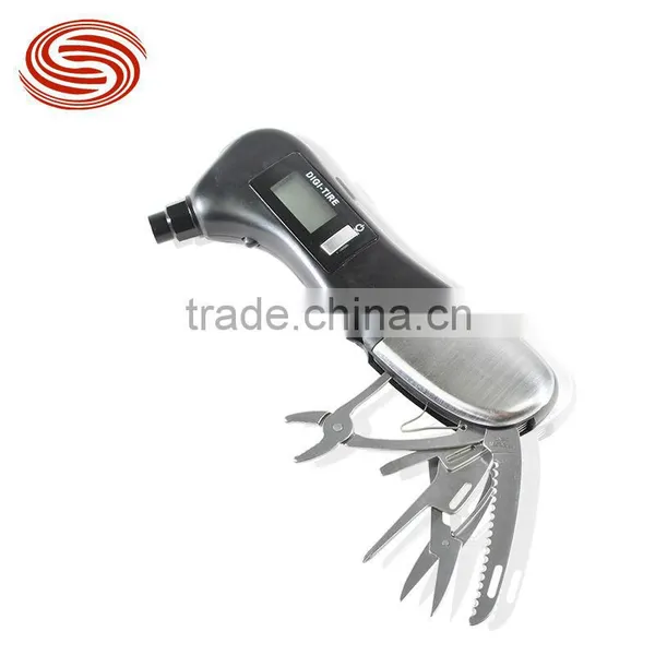Wholesale or Retail Stainless Steel High-precision Auto Tire Gauge Digital Tire Car Tire Pressure Gauge Manometer Table photo-3