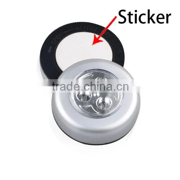 Super Bright Ultra Value 3 LED Touch Light Push Light photo-4