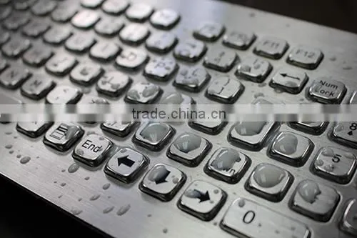 Vandalism Proof Kiosk Keyboards With Trackball photo-4