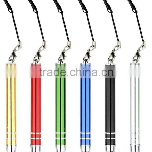 Aluminum Capacitive Touch Screen Pen With Lanyard