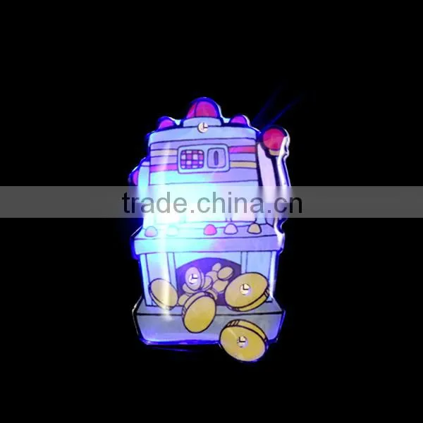 New Products Plastic Customized Colorful Glow Badge photo-4