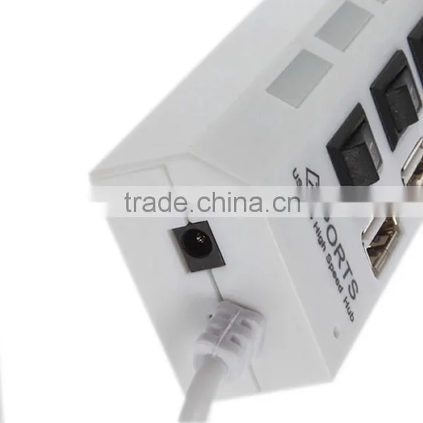 ABS Material 7-Port USB 2.0 Charger Hub With On/Off Switch photo-5