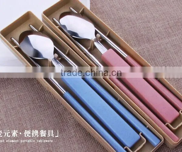 Nordic Style Portable Spoon and Chopsticks Set for Travelling photo-2
