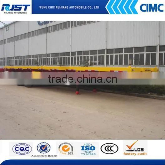 CIMC Brand Three Axle Flat-Bed Trailer For Sale photo-3