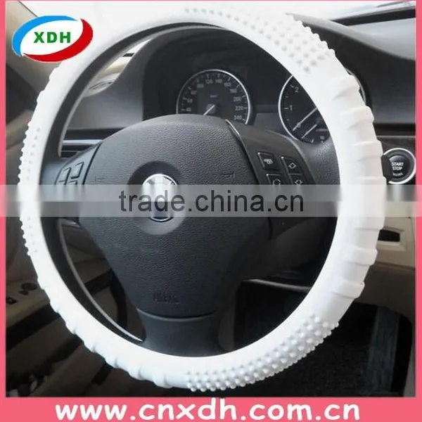 White Steering Wheel Cover/car Steering Wheel Cover