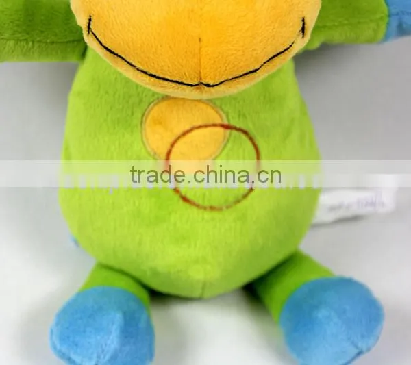 Luckiplus Hot Sale First Class Green and Blue Cow Safe Technology Toy For Kids photo-3
