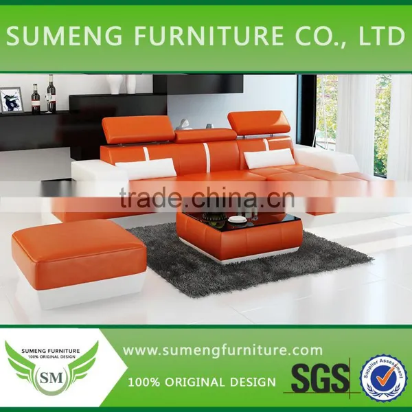 American Style Furniture Made in China/ Sofa Bed With Square Footstool