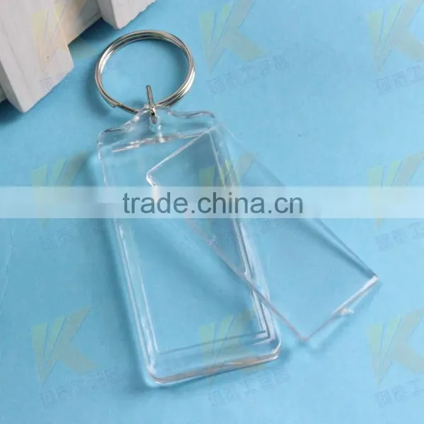 Plastic Key Chain/acrylic Key Chain With Photo Frame photo-5