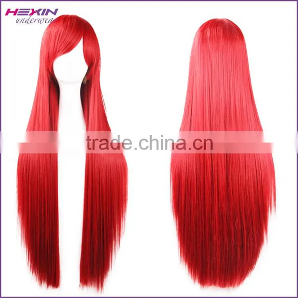 Carnival Costume Long Hair China Woman Golden Wig photo-3