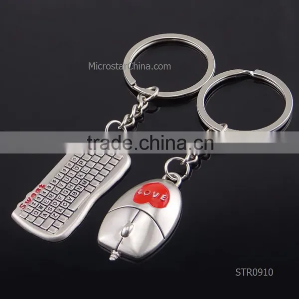 2015 IN STOCK Promotinal Heart Shape Music Key Chain photo-2