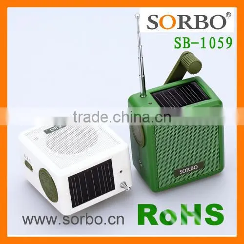 Dilly Hottest Best Selling Products Solar Powered Mini Portable FM AM Radio With Earphones photo-4