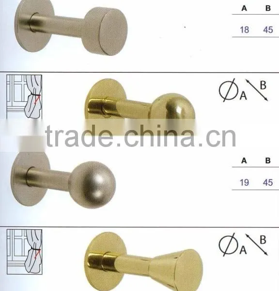 Wholesale Modern European Style Brass Curtain Hook,curtain Wall Hook,robe Hook photo-2