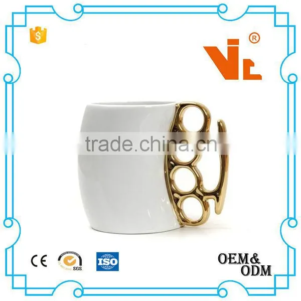 V-CM05 330ML Custom Color Ceramic Coffee Mugs With Handle photo-2