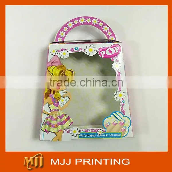 Paper Basket Gift Boxes UV Printing Basket Paper Folding Box