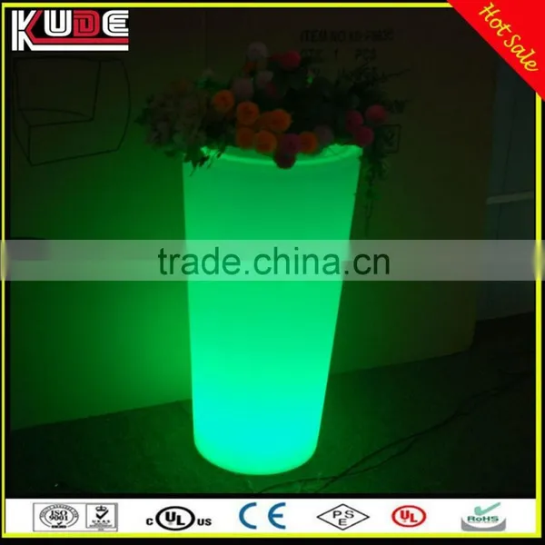 Color Changing Rechargeable Plastic LED Flowerpot/led Planter for Outdoor photo-3