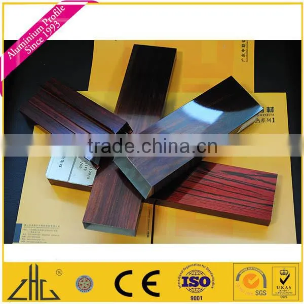 Wow!!! Electrophoresis Champagne, Pure White, Black Aluminium Profile Hollow Section / Wood Color Electrophoresis Aluminium Pipe photo-5