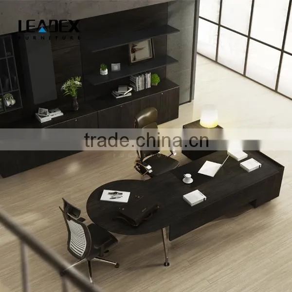New Design MDF Luxury Wood Office Table Executive Ceo Desk Office Desk Import From China photo-2