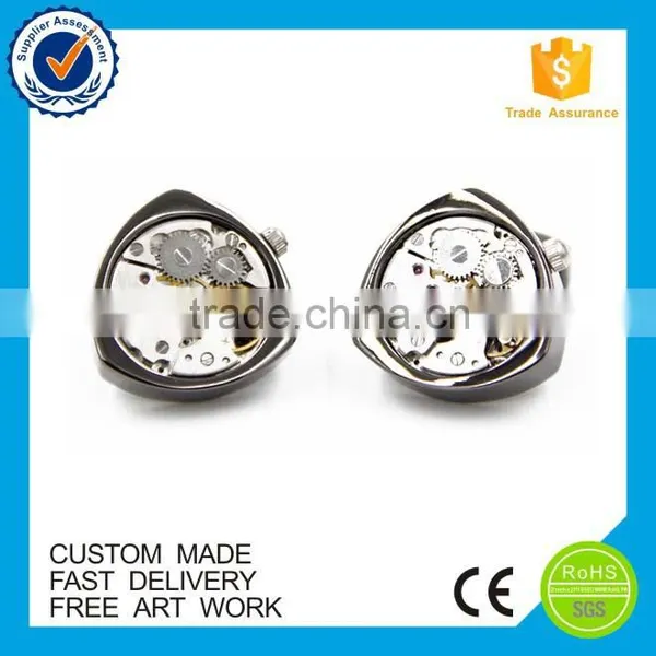 High End Custom Men's Watch Movement Cufflinks photo-3
