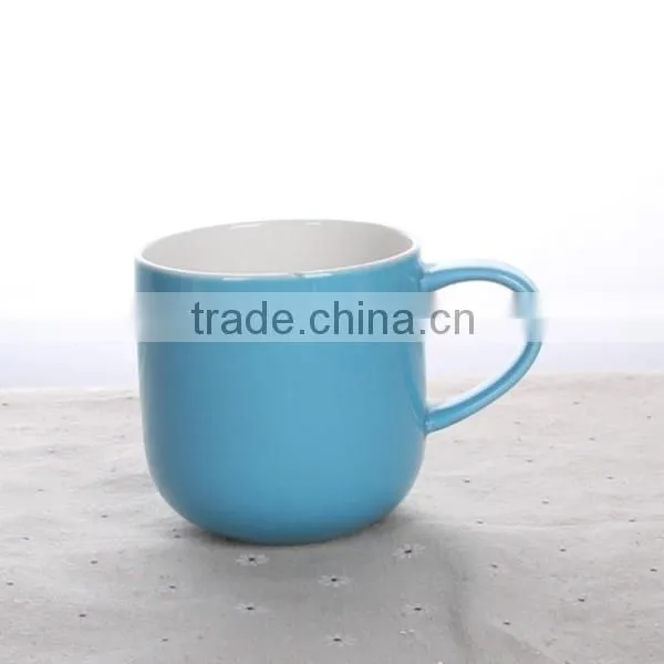 450ml 15oz New Bone China Coffee Mug Tea Cup Solid Color Fty Directly Sale photo-4