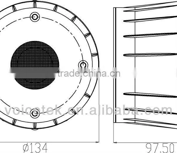 TSCT-89N 100Watt/150Watt Vibration Long Distance Powered Horn Speaker photo-4