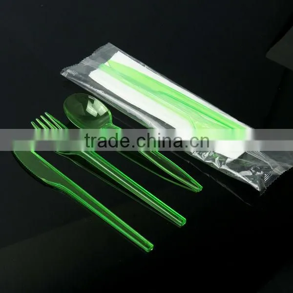 3 in 1 Disposable Plastic Cutlery Set