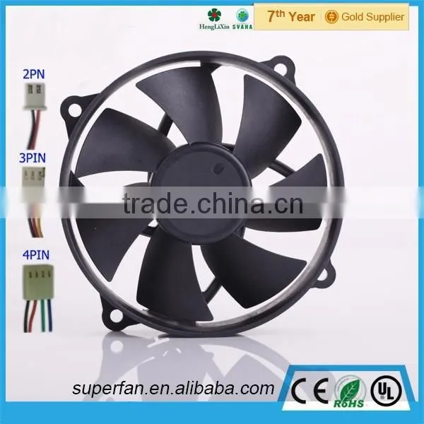 92*92*25mm High Temperature Fan Kitchen Exhaust Fan 24 Volt Fan With Dual Ball