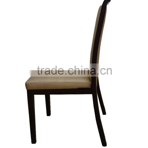 Stackable Durable Wood Look Aluminum Restaurant Chair photo-3