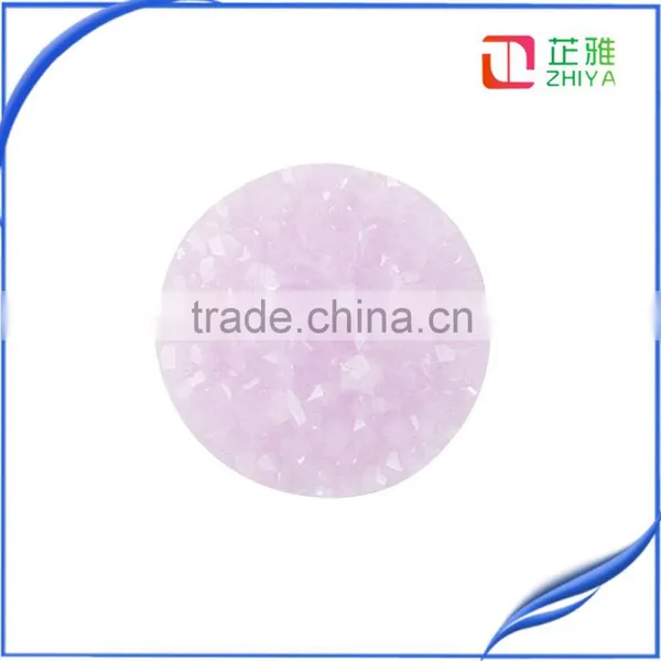 Stock!!!2016 Hot Wholesale Round Natural Druzy Cabochon photo-2