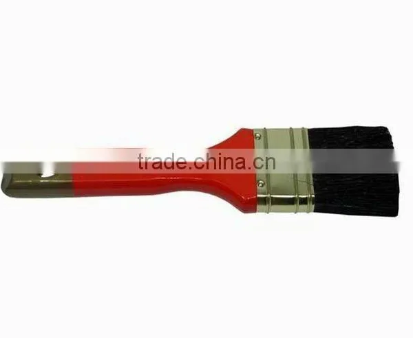 Black Boiled Bristle Flat Paint Brush
