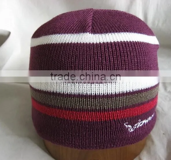 Knit Beard Reflective Beanie Hat photo-3