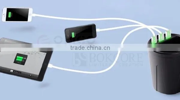 ORICO UCH-C2 3 Ports USB Car Charger Cup (36W / 5V7.2Amps ) photo-3