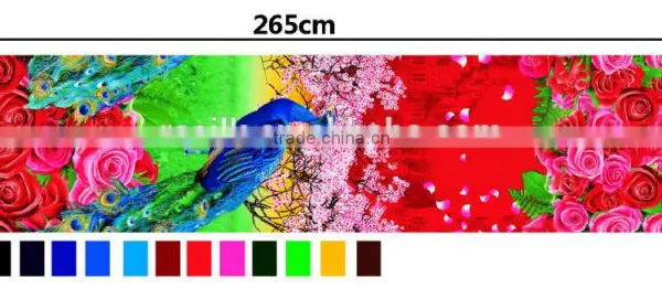 Popular 3D Peacock Sheet Fabric photo-2