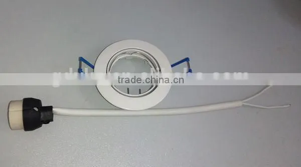 Spraying White Finish 8w Gu10 Aluminum Light Fixture With Gu10 Lamp Base