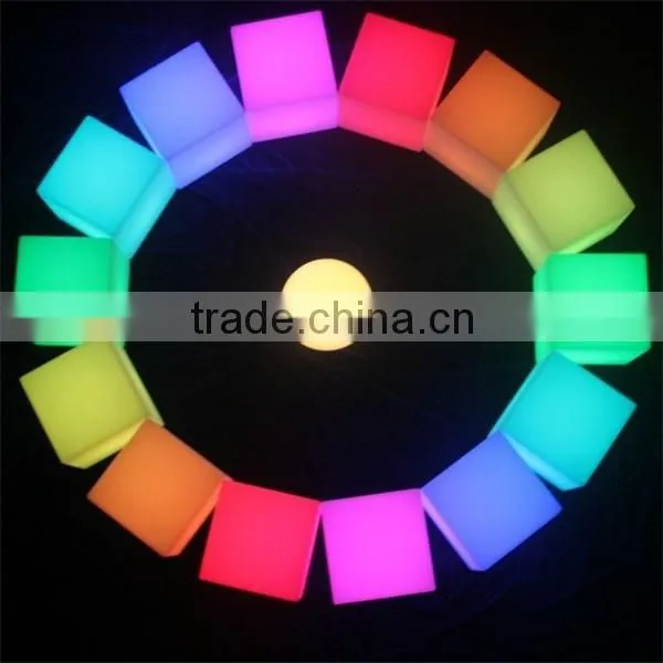 Multi Size Plastic Illuminated LED Cube photo-5