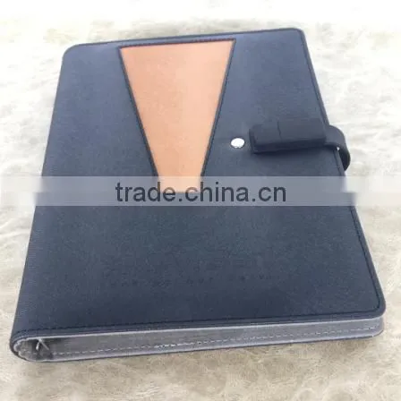 Customized Leather Cover Usb Flash Disk Notebook photo-2