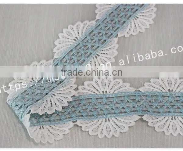 Hot Selling 7cm Width 2 Colors Embroidery Trims for Curtains Wholesale photo-3
