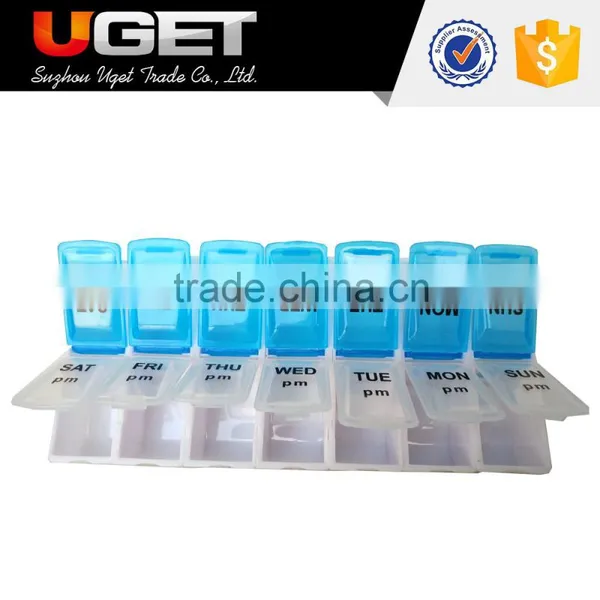Hot Selling Custom Design Plastic Single Weekly Pill Box photo-3