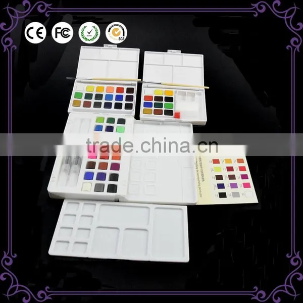 Wholesale Popular Non-toxic Safe Water Color Paint Set Solid Watercolor Cake Paint With Competitive Price