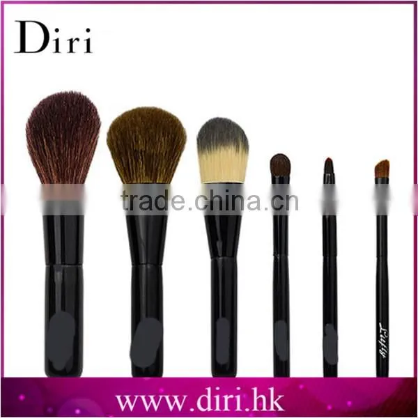 Makeup Anastasia 6pcs Brush Kit Black Make-up Brush Kit With Pouch Small Brush Kit for Travel Use photo-5