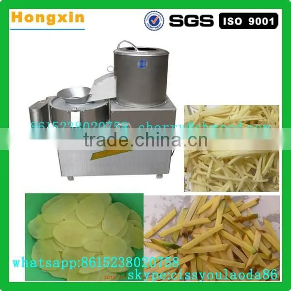 Automatic Integrated 3 Shapes Potato Peeling and Cutting Machine photo-3