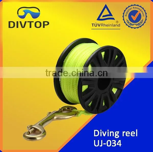 Plastic Dive Reel Fly Reel Nylon Reel With Brass Hook