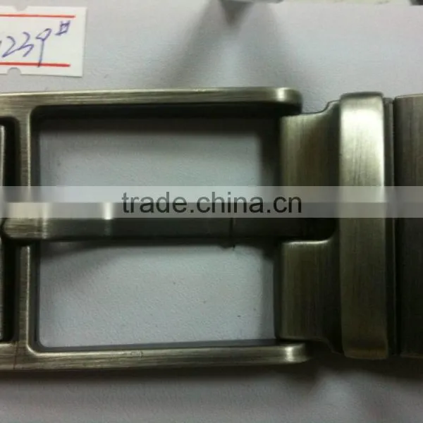 Customized High Quality Men Simple Pin Metal Belt Buckle 35mm Reversible Pin Belt Zinc Alloy Belt Buckle photo-6