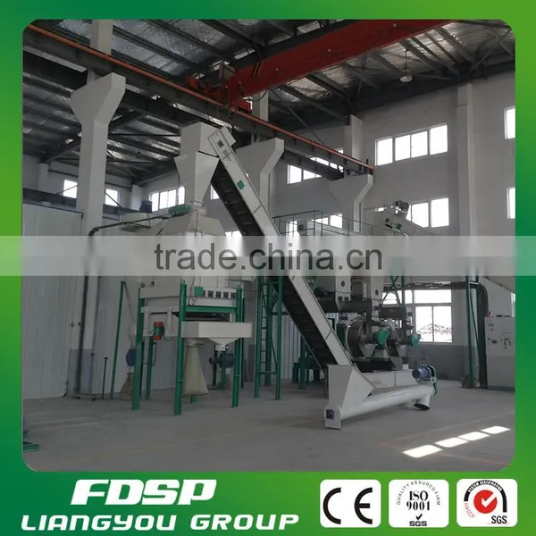 Large Output 3-5TPH Biomass Fuel Pellet Production Line/Wood Pelletizer Machine Price