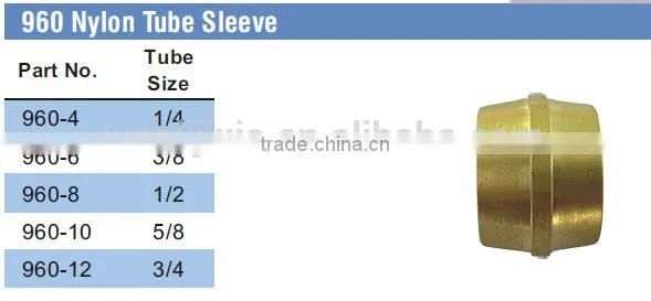 Nylon Tube Sleeve,Air Brake Fittings for Nylon Tube,Brass Valve,Nylon Air Brake Fittings,brass Fittings photo-5