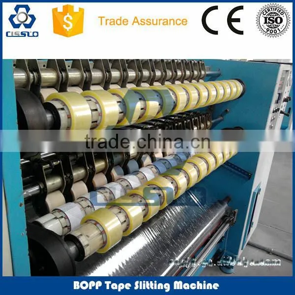 CE STANDARD BOPP CRYSTAL ADHESIVE TAPE SLITTING MACHINE photo-6